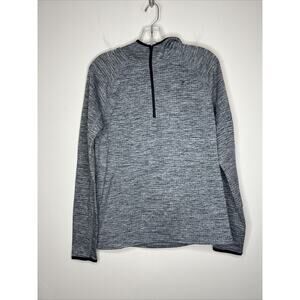 Old Navy Active Women’s Waffle Knit Activewear Jacket Small Gray Hood 1/4 Zip